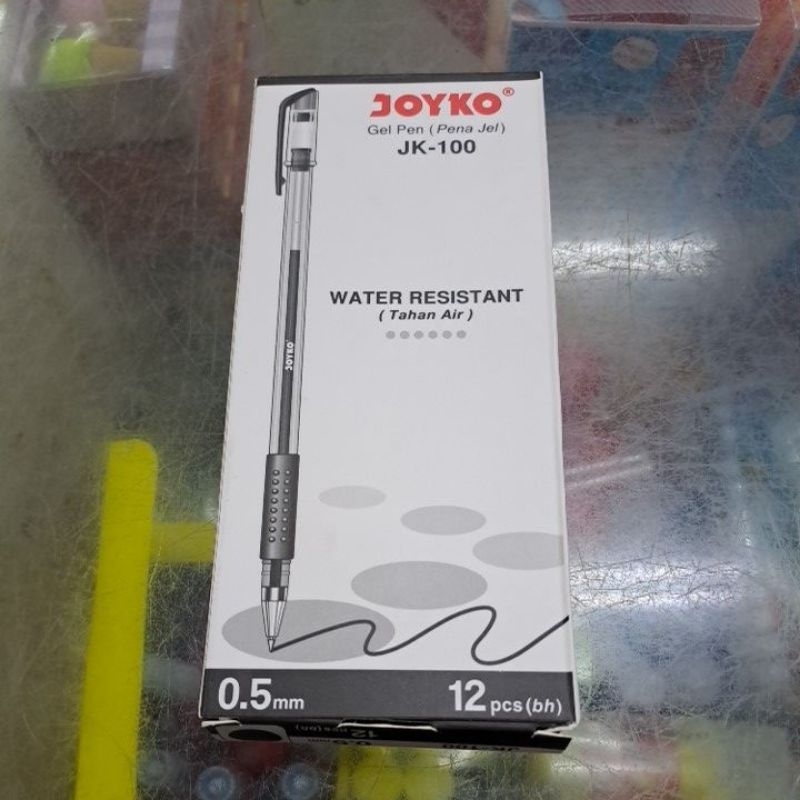 

Pen Gel Joyko JK-100 Pulpen 1 Pak Isi 12