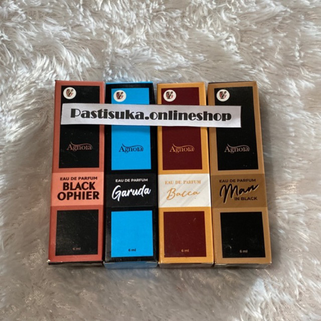 Agnola Parfum | Roll on 6 ml | Bacca | Black Ophier | Man in Black | Garuda | Parfum BPOM