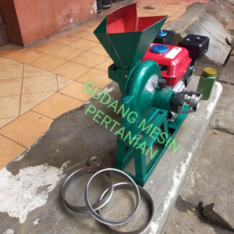 

mesin penepung/disk Mill FCC-15 komplit mesin penggerak siap pakai