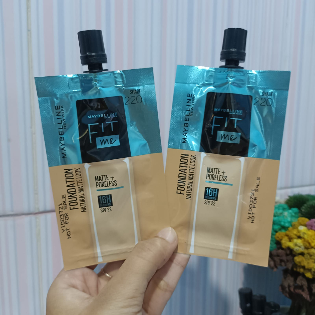 SAMPLE MAYBELLINE LOREAL FOUNDATION ESSENCE SACHET SHADE 220 ML