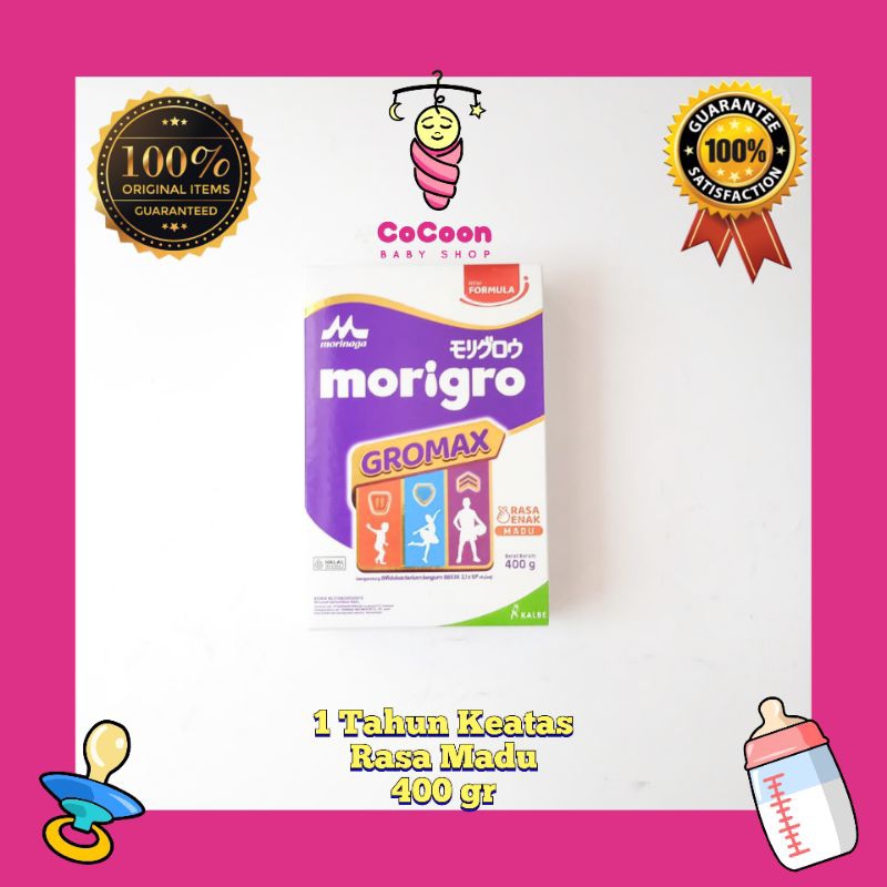 Susu Penambah Berat Badan Bayi Morinaga Morigro Madu 400 g 400gr