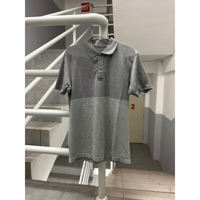 Uniqlo DRY-EX Polo Shirt Grey