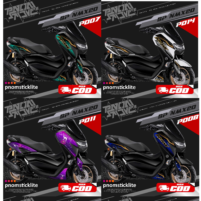 Striping Printing Nmax 2020 2021 2022 2021 2022 Cutting Stiker Nmax new