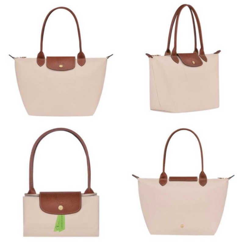 Longchamp Le Pliage Original Tote Bag Medium Long Handle MLH Papier AUTHENTIC