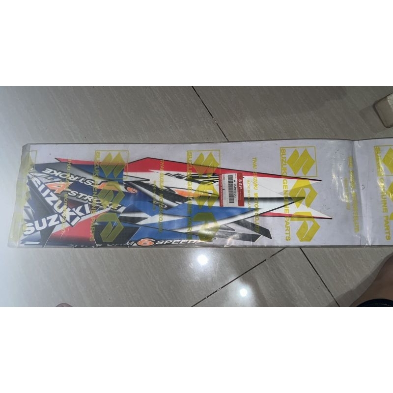 striping set satria fu thailand cbu biru original SGP thailand 2004-2005