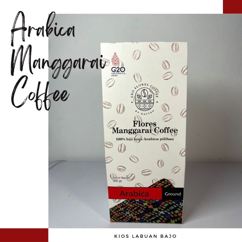 

Kopi Bubuk Arabika Exo Flores 200gr Oleh oleh Labuan Bajo Flores