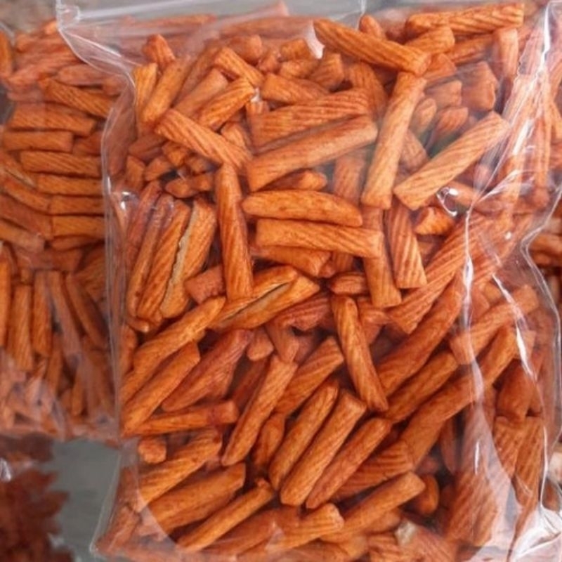 

SNACK STIK JAIPONG/PANG PANG STICK PEDAS MANIS 500GRAM/CEMILAN KILOAN