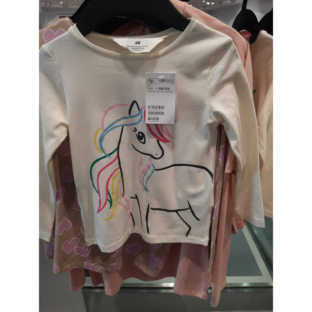 SALE JASTIP KAOS LENGAN PANJANG UNICORN ANAK HNM