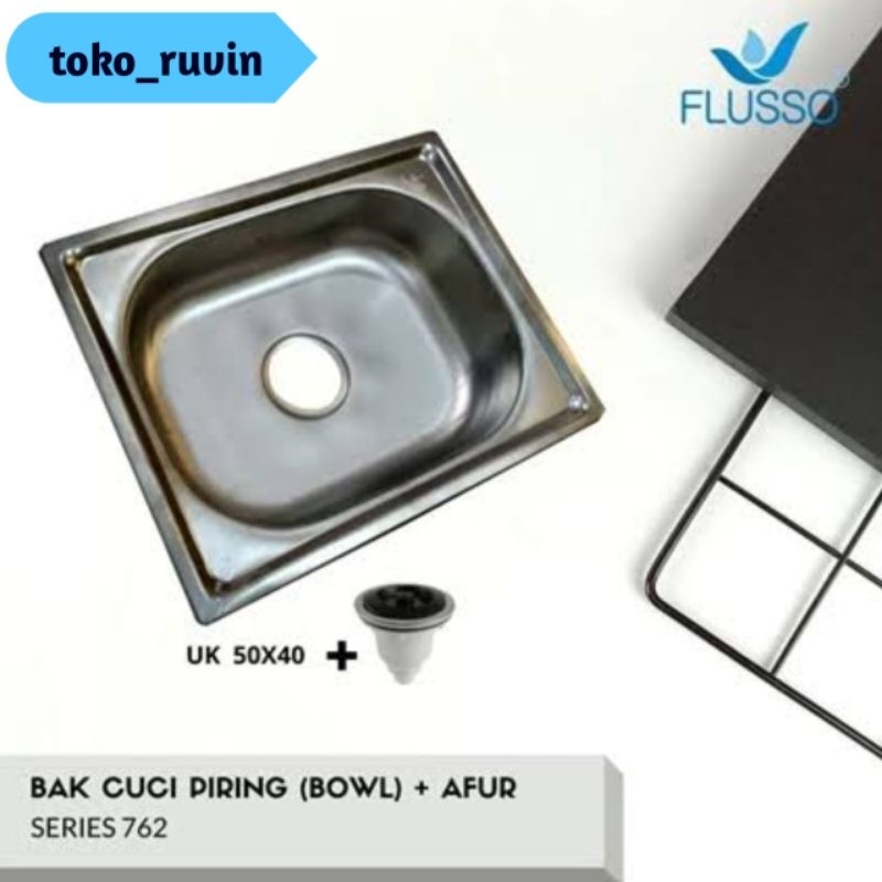 Flusso kitchen sink / bak cuci piring stainless