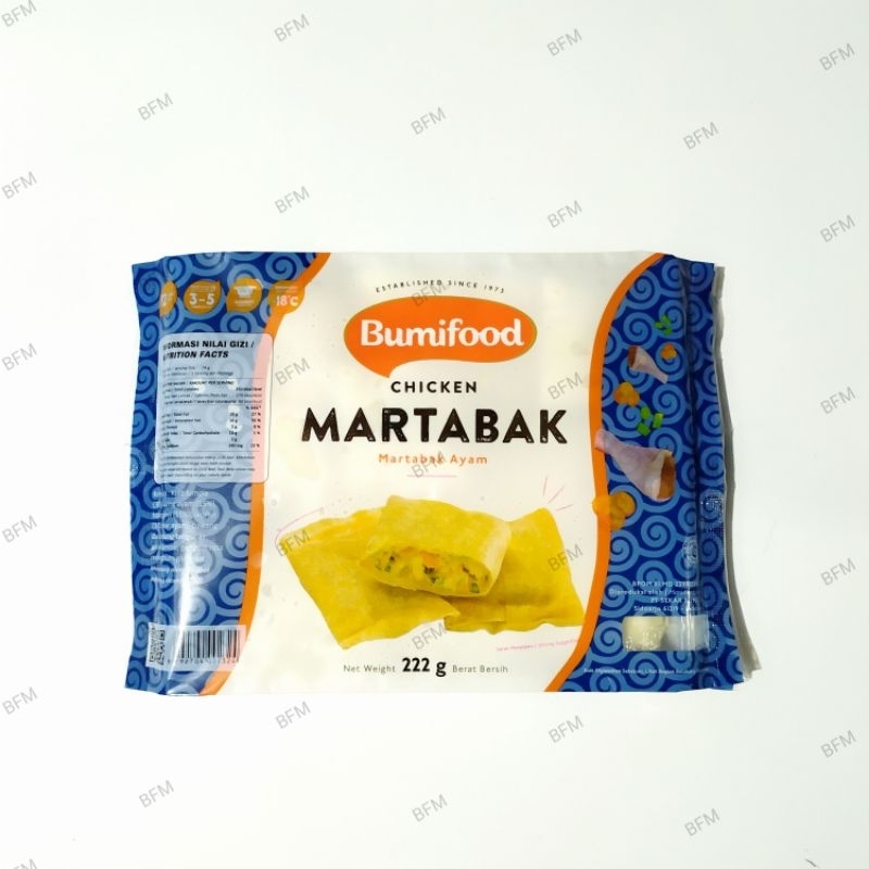 

Bumifood Martabak Ayam (12 Pcs) 222 Gr