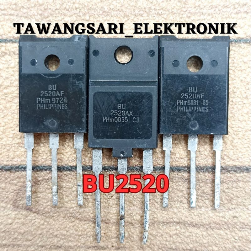 Tr regulator bu2520 transistor non damper BU2520AF tr reg bu 2520 ax