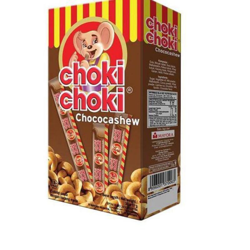 

Choki Choki Chococashew isi 20pc