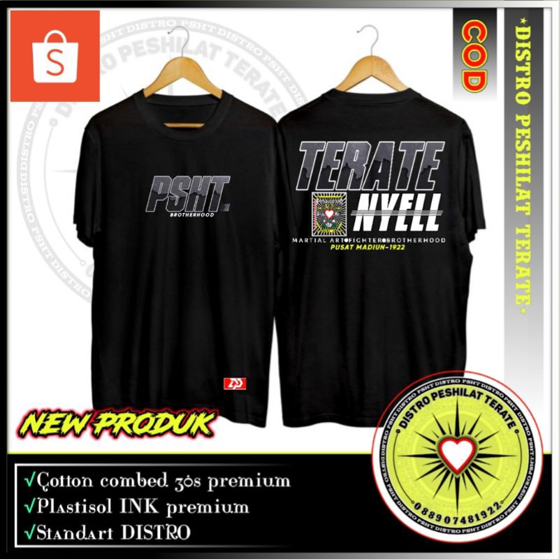 KAOS PSHT TERATE NYELL SIMPLE (SH-1)