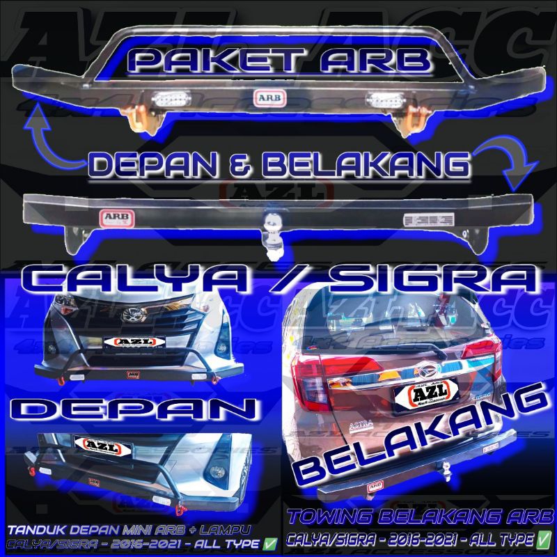 Tanduk depan Towing Belakang ARB Calya Sigra