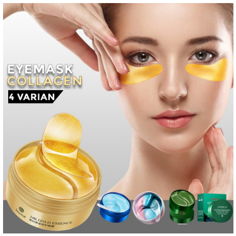 MURAH LEBAY ISI 60 LEMBAR Masker Mata Collagen Emas 24k Mata Panda Anti Kerutan