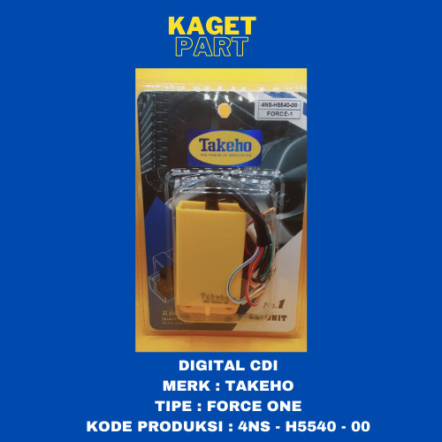 DIGITAL CDI MERK TAKEHO TIPE FORCE ONE ( 4NS - H5540 - 00 )