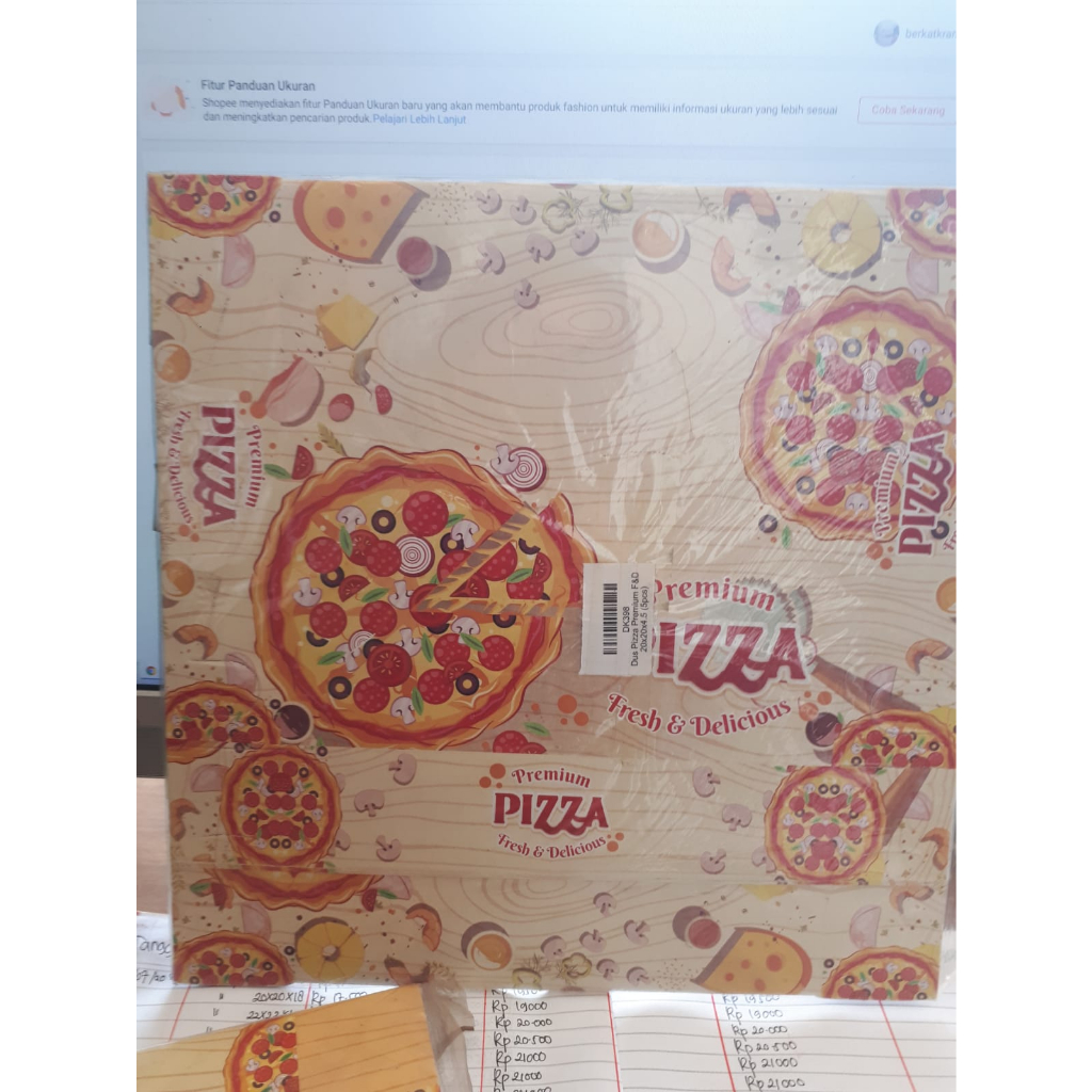 

Dus Pizza Premium F&D 20x20x4.5 (5pcs)