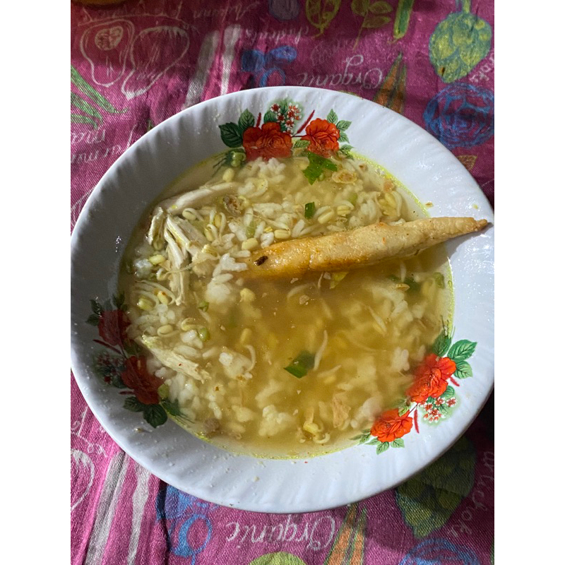 

nasi soto special sotong