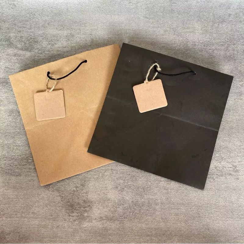 

Paper bag + hang tag 24x24x24