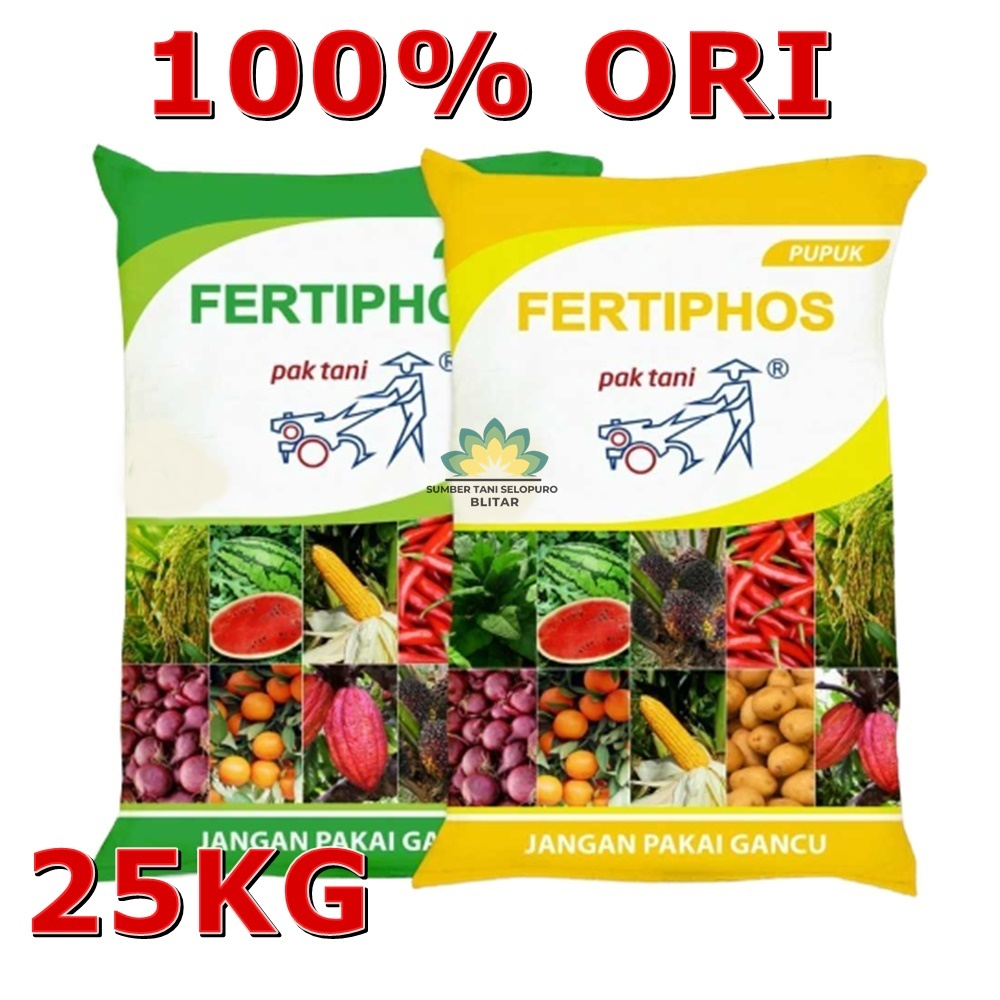 PUPUK PAK TANI TSP FERTIPHOS HITAM KEMASAN - 25KG