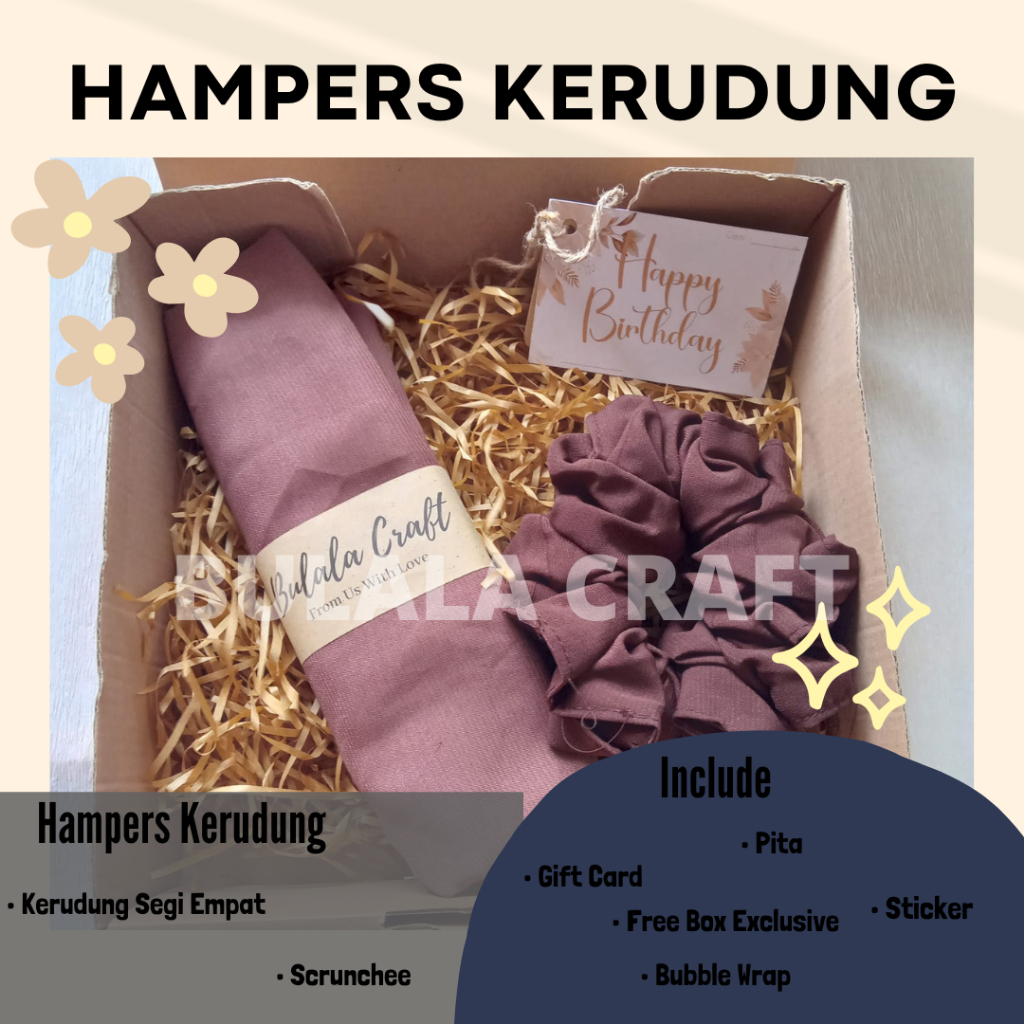 

Hampers Gift Box Hijab Scrunchee