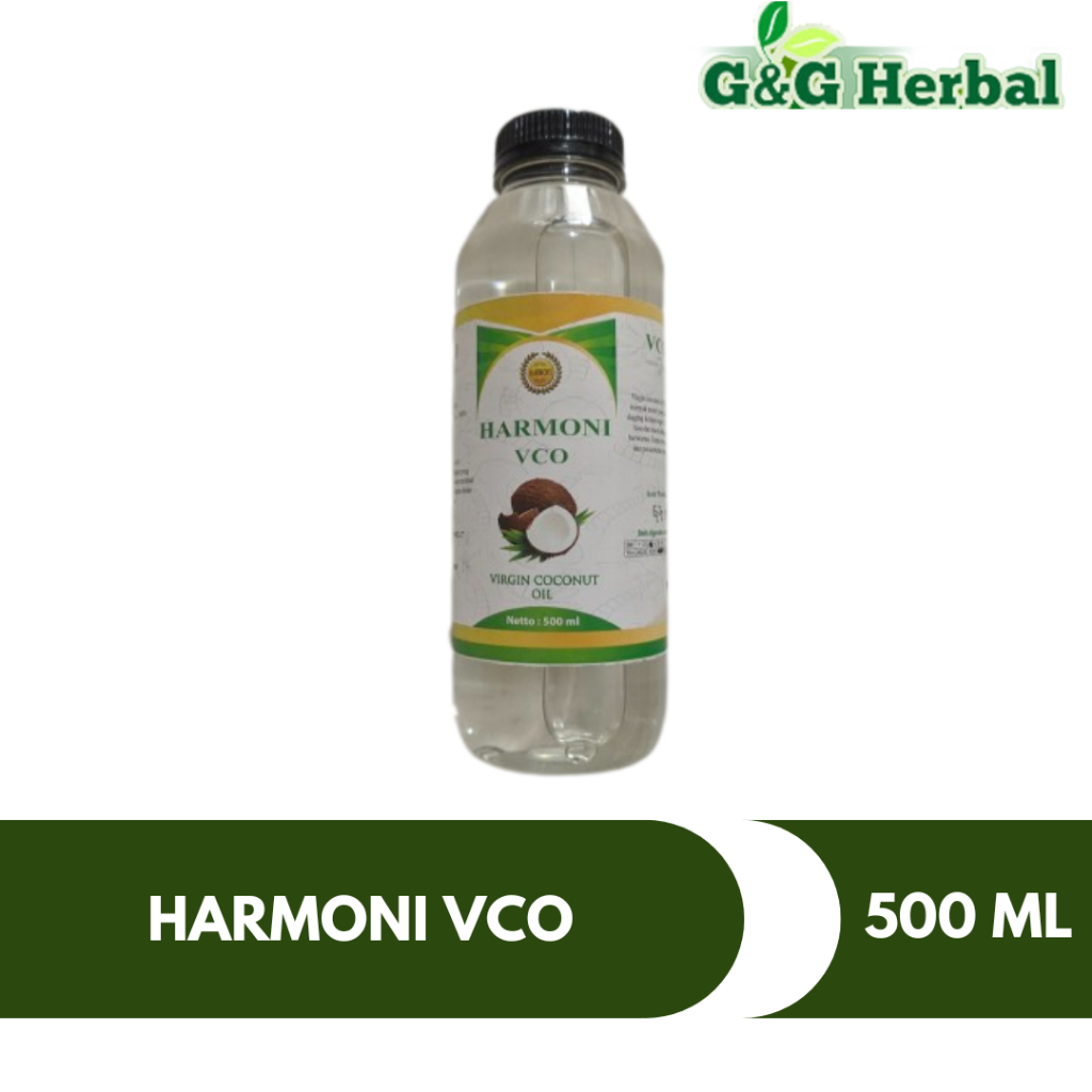 

VCO Harmoni Virgin Coconut oil 500ml | Minyak Kelapa Murni ASLI 100%