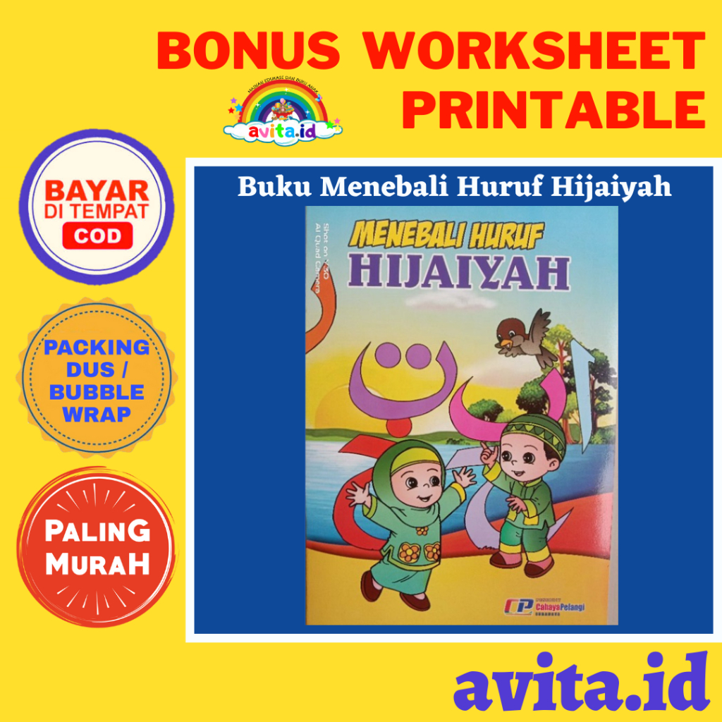 

avita.id TERMURAH Buku Menebali Huruf Hijaiyah TK dan Paud (Edisi Uk. Besar)
