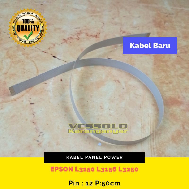 Kabel Panel Epson L3150 L3156 L3250 12 Pin Power On Off
