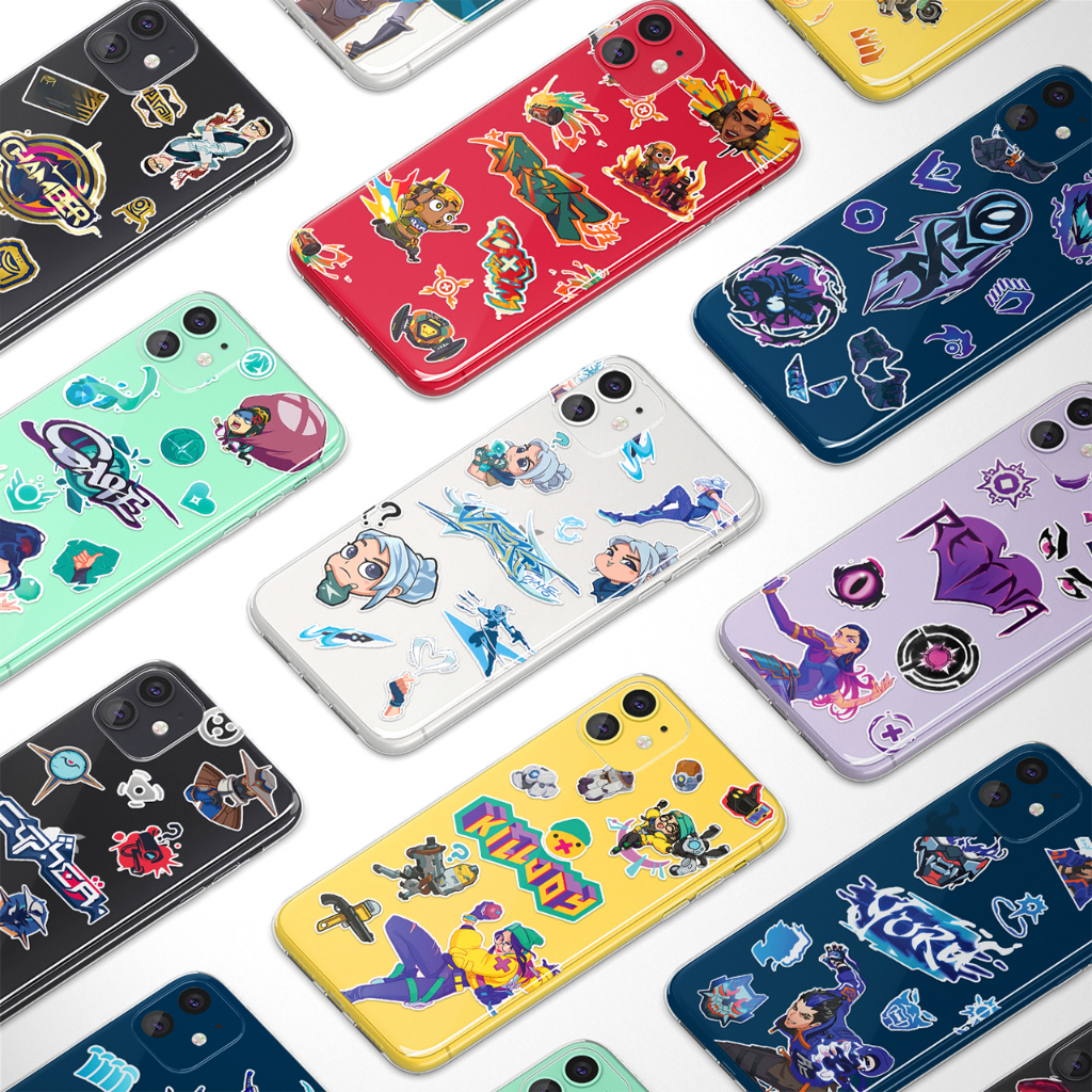 Agent Collage Case - Semua Merk dan Tipe HP - VALORANT Premium Case