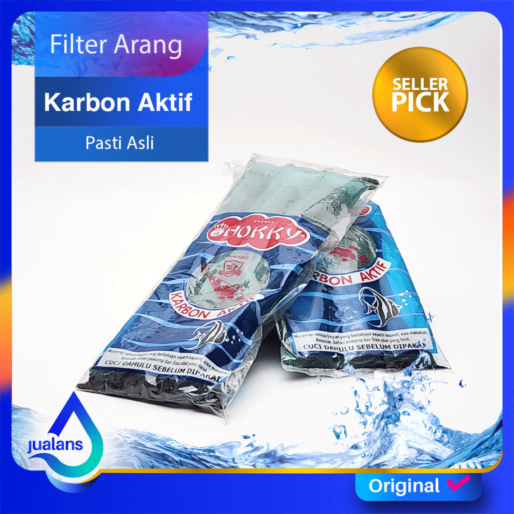 KArbon Aktif Aquarium FIlter Arang Aquarium Kolam size S