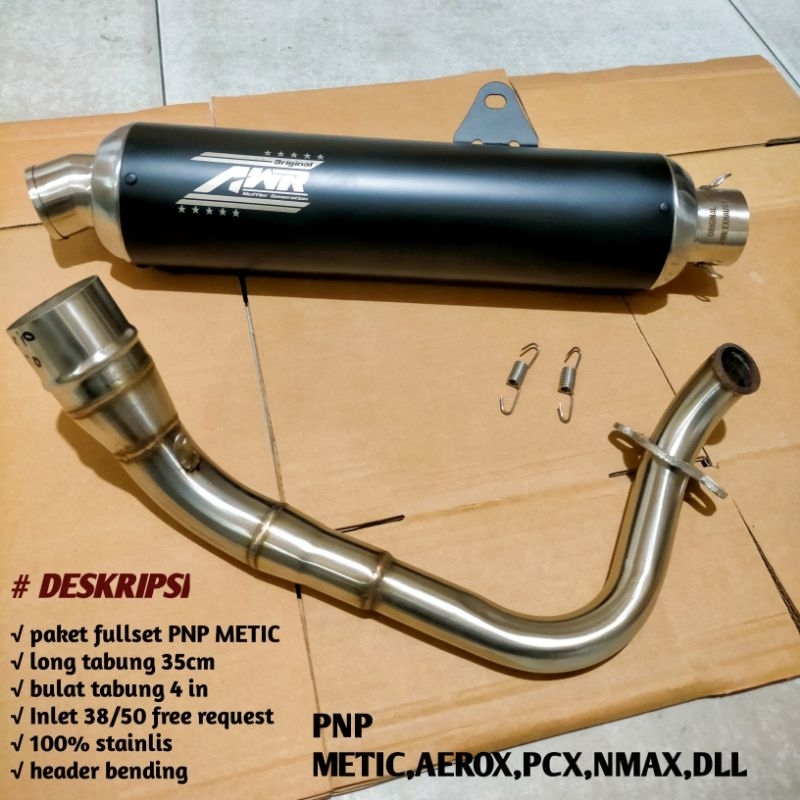 knalpot racing PNP nmax,Aerox,PCX, adv, Vario, paket Pnp