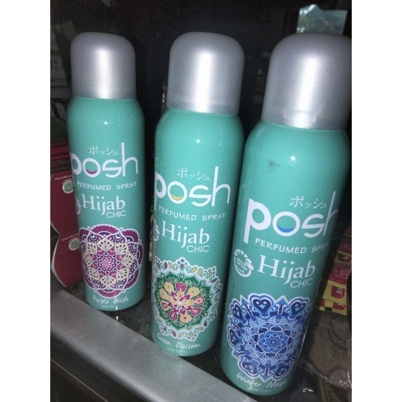 Posh hijab green blossom/Parfum Posh/parfum wangi tahan lama harga murah
