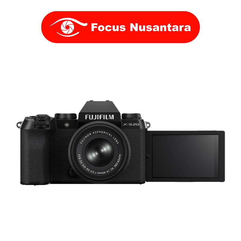 Fujifilm XS20 X-20 Fuji X-S20 Body Only / Kit 15-45mm / Kit 18-55mm Kamera Mirrorless Garansi Resmi
