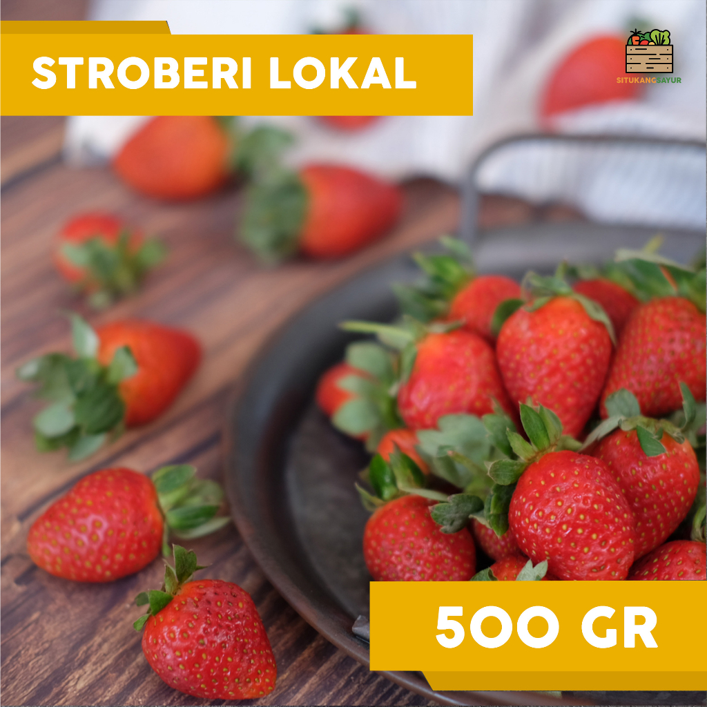 

Stroberi Lokal Fresh | 500gr (Kota Bandung & Sekitar)