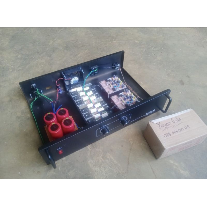 POWER AMPLIFIER RAKITAN 5A BESAR (TANPA TRAFO) FREE PACKING KAYU
