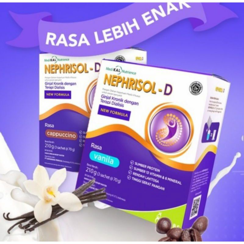 

NEPHRISOL-D 210 G RASA VANILLA & CAPPUCINO