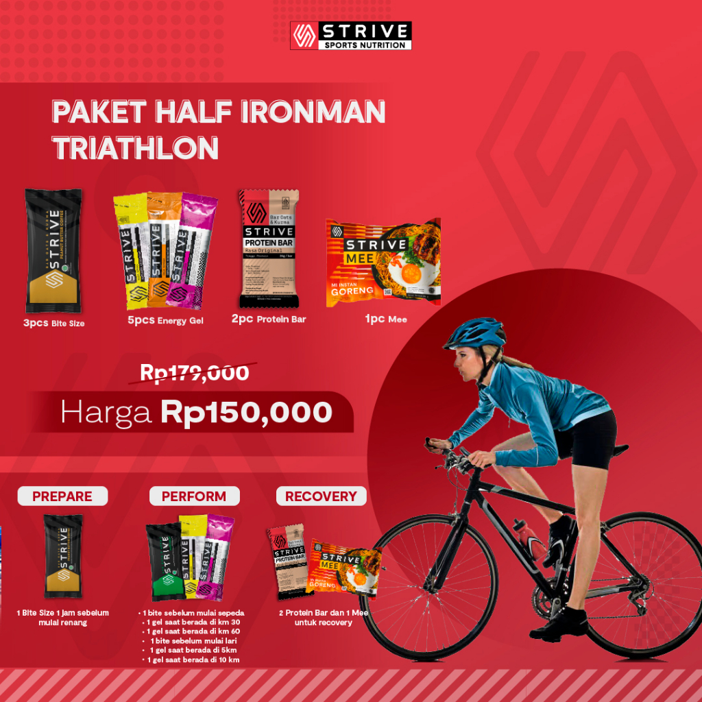 

STRIVE - Promo Paket Half Ironman Triathlon