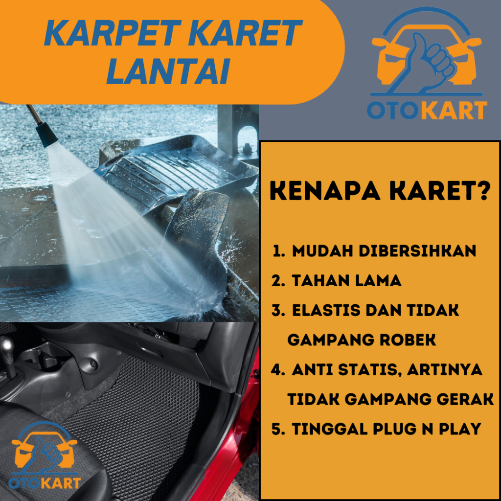 Viral  Karpet Lantai Avanza Karet / Karpet Mobil Karet Avanza 1 Set