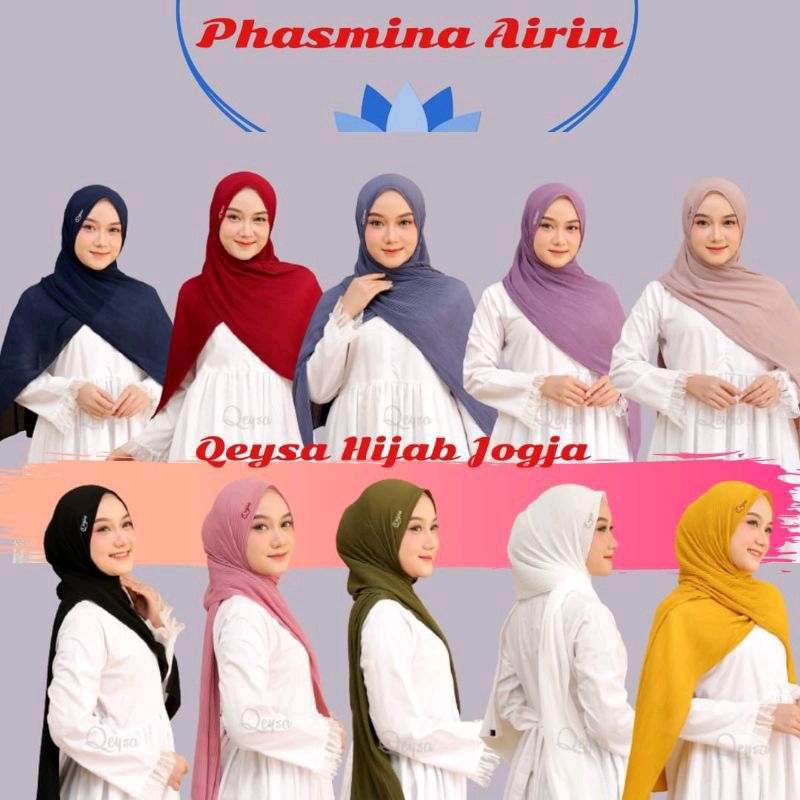 PASHMINA PLISKET Airin By Qeysa Hijab