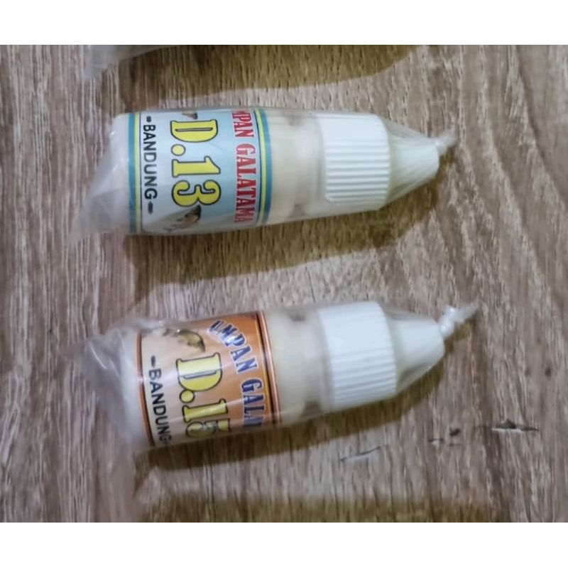 Umpan pancing tepung botolan d13 dan d15 ikan mas nila lele cocok