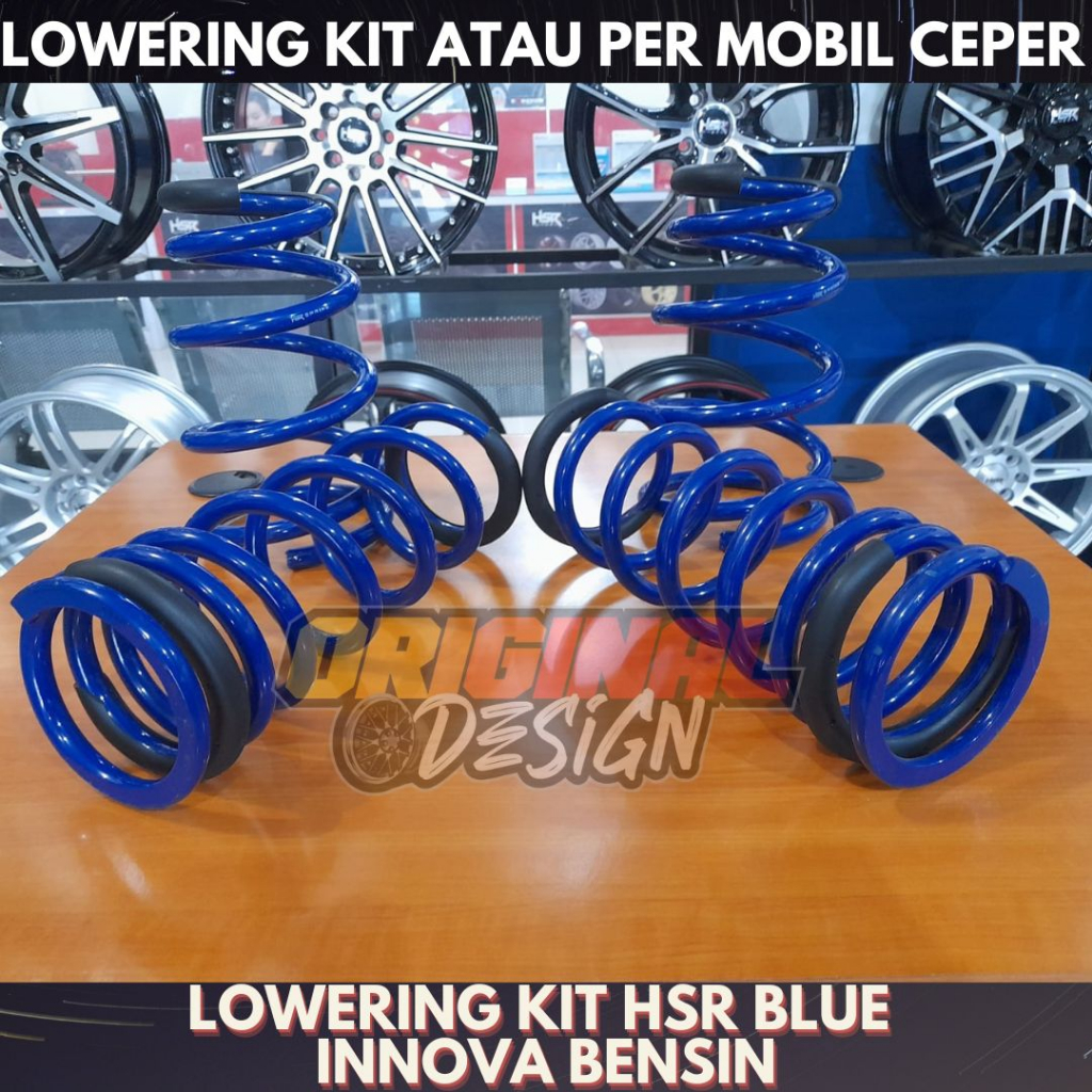 PER KEONG INNOVA / PER SEMI CEPER / LOWERING KIT HSR BLUE INNOVA BENSIN