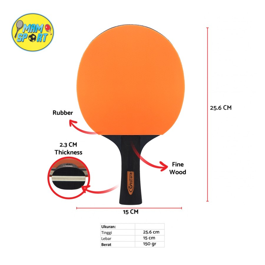 Bet Pingpong Tenis Meja KATANA KBC-55 Original