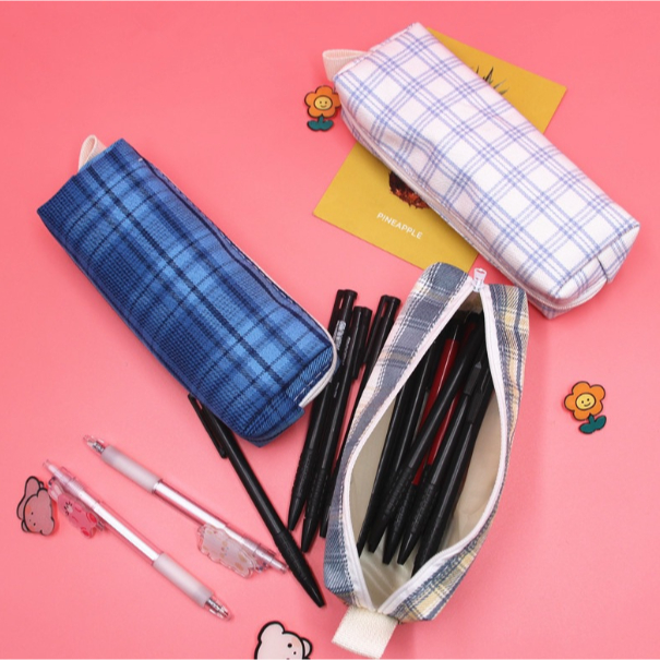 

[MINZY.ID] TEMPAT PENSIL MOTIF KOTAK SIMPLE / TEMPAT PENSIL AESTHETIC CUTE / PENCASE VIRAL