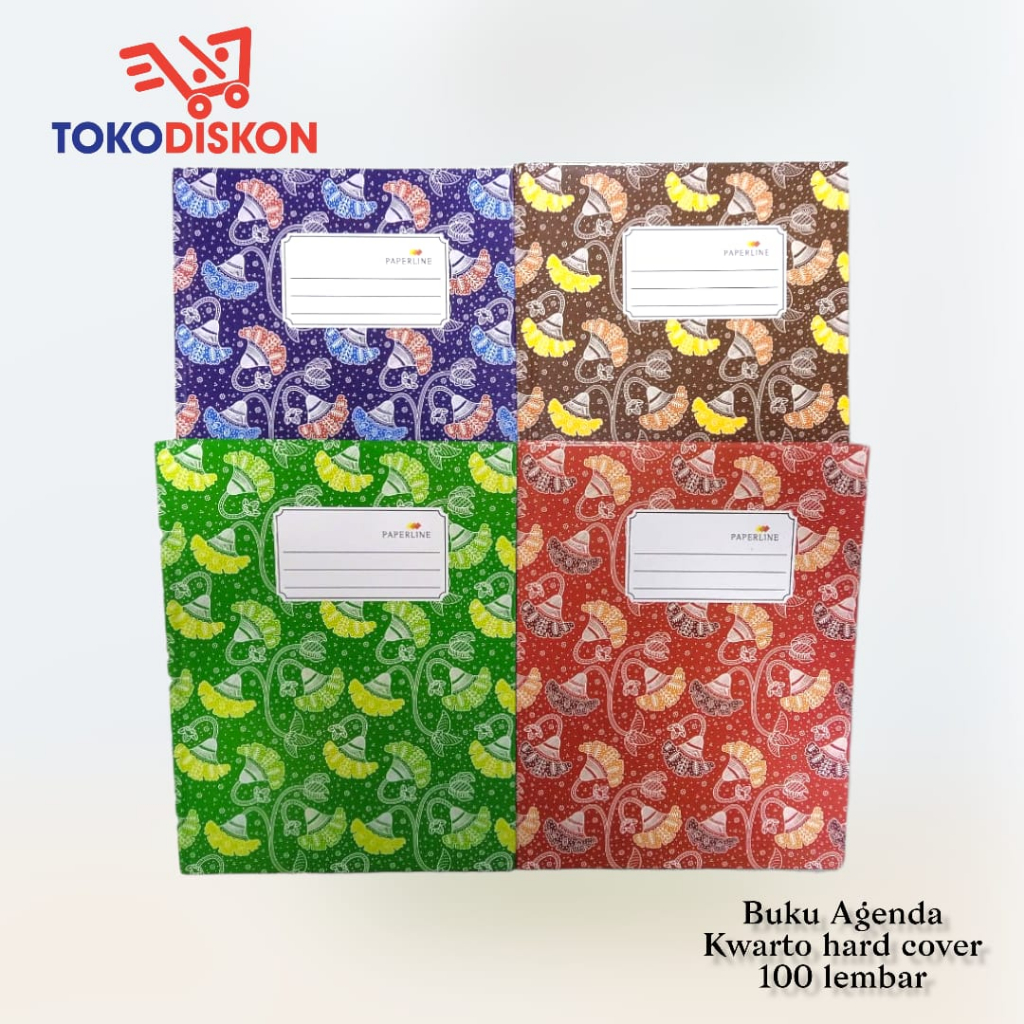 

Buku Agenda Kwarto Hard Cover 100 Lembar 200 Lembar | Buku Agenda Paperline Folio Kecil