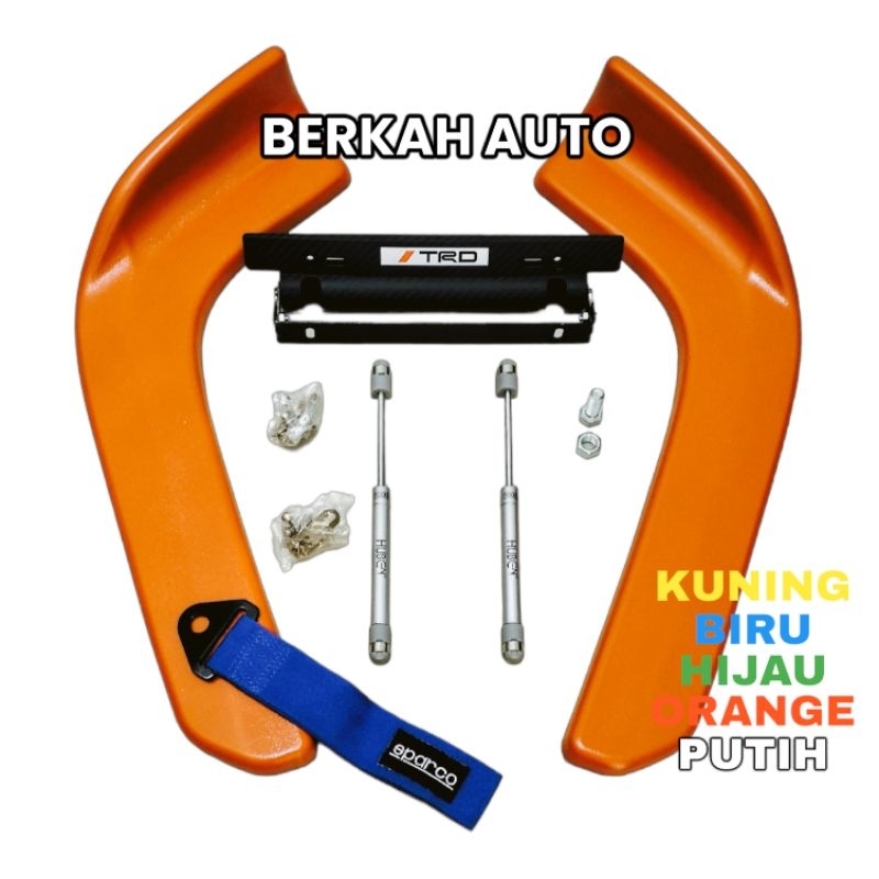 Full Variasi Winglet Warna Lips Variasi Bemper Mobil Elf Truk/Engkel Bus Universal Diffuser