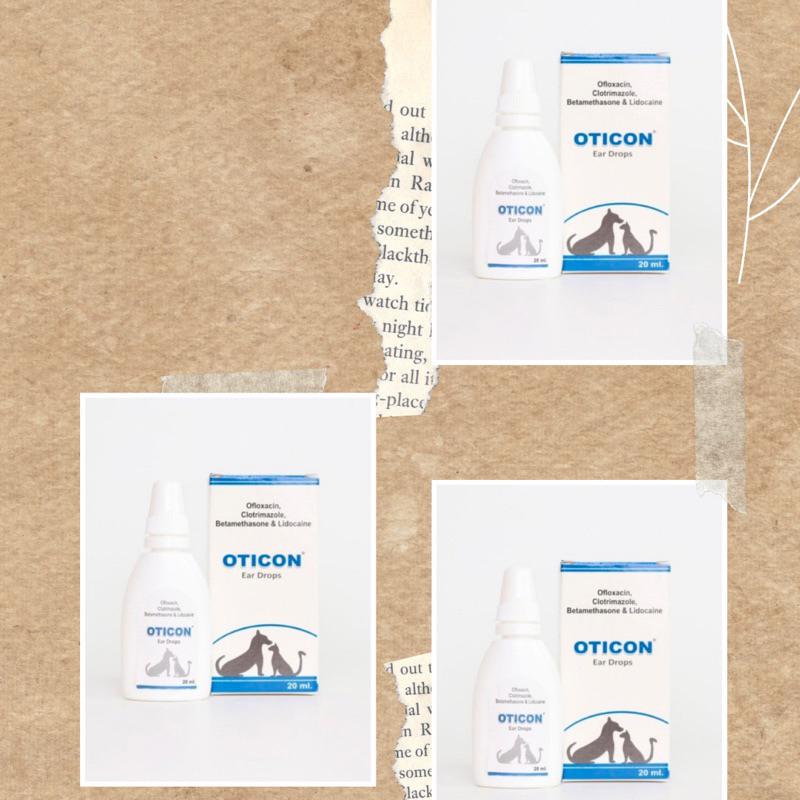 Oticon Ear Drops - Pembersih Obat Tetes Telinga Kuping Anjing Kucing