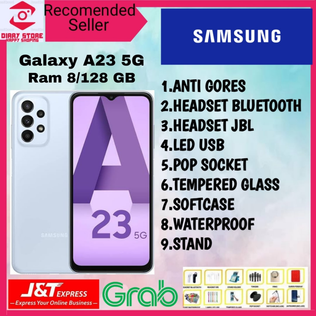SAMSUNG GALAXY A23 [4G & 5G] RAM 8/128GB + 6/128GB GARANSI RESMI SAMSUNG SEIN