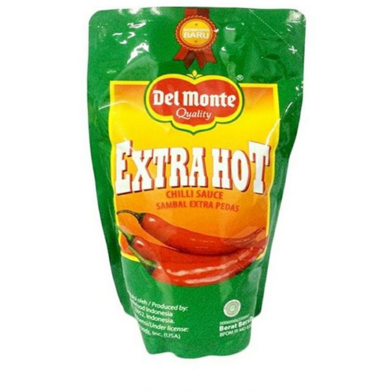 

DELMONTE SAOS SAMBAL EXSTRA HOT CHILLI/ SAOS TOMAT 1KG 1000GRAM