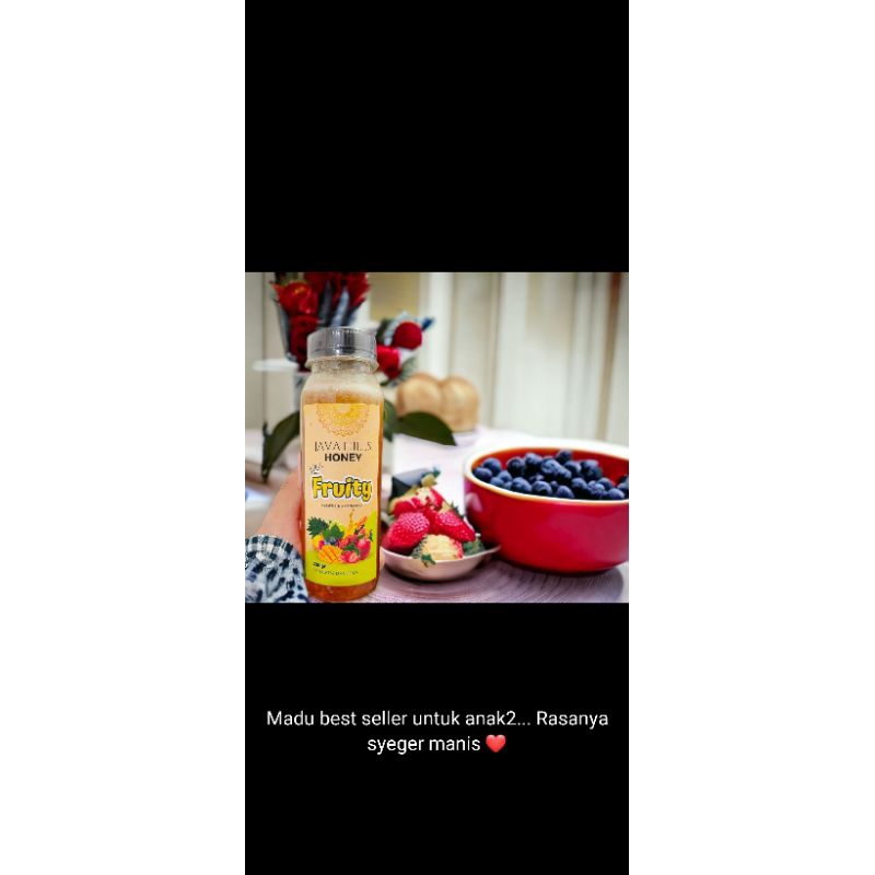 

Madu fruity java hills untuk menambah nafsu makan 320 gram (laras gallery)