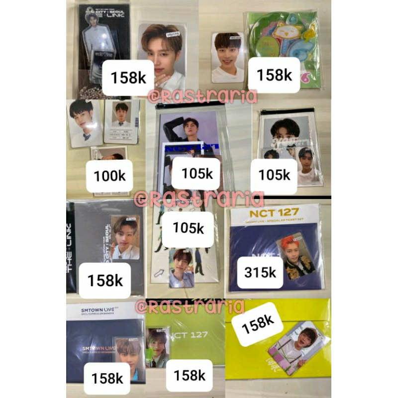 WTS AR TICKET, KEYRING ACRYLIC, SG PACK 2022, SG PACK 2021. JOHNNY TAEIL.